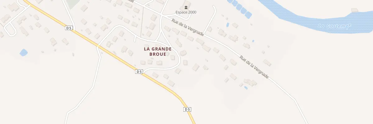 Plan du 7 La Grande Broue à Saulgé