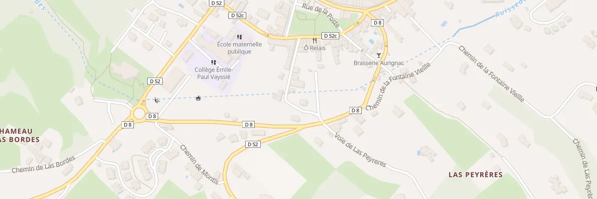 Plan du 215 Rue des Tanneries à Aurignac