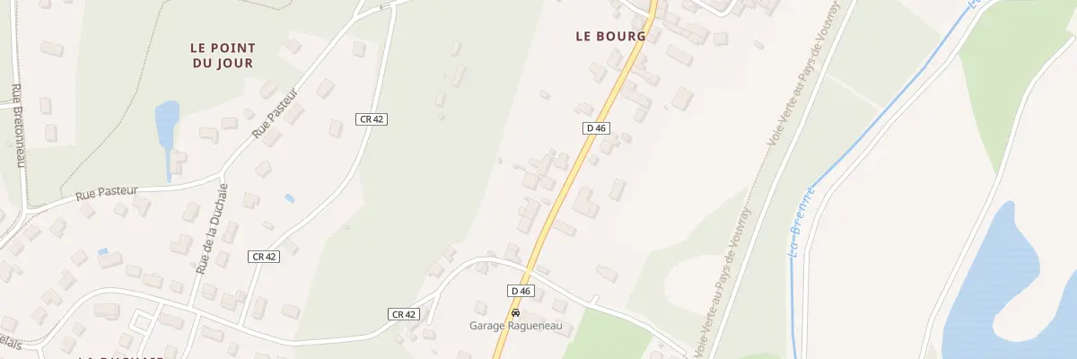 Plan du 38 Rue Nationale à Reugny
