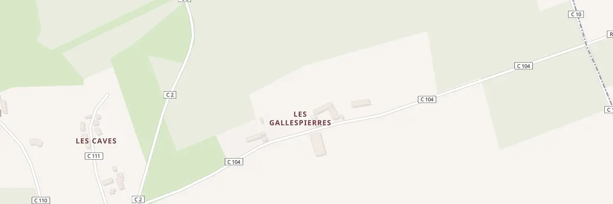 Plan du 7 Les Galles Pierres à Ciran