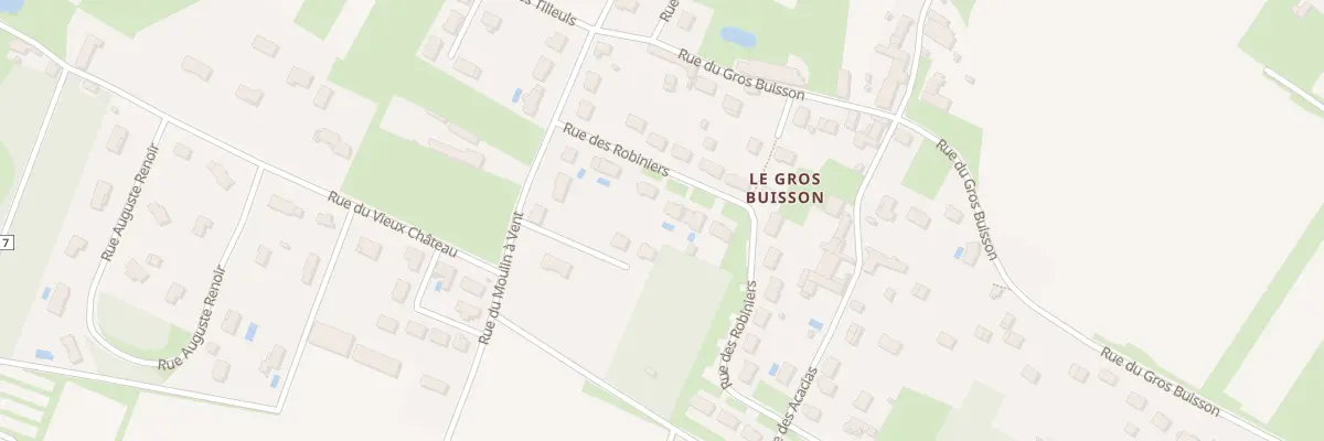 Plan du 4 Rue des Robiniers à Saint-Martin-le-Beau