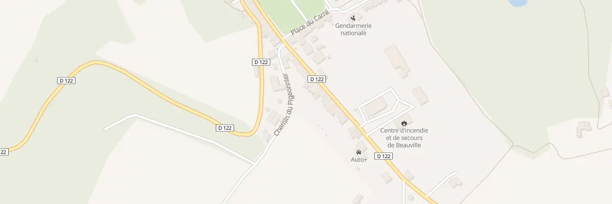 Plan du 190 Av Saint-Roch à Beauville