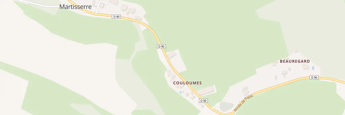 Plan du 32 Couloumes à Martisserre