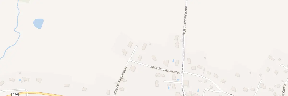 Plan du 4 Imp des Pâquerettes à Chaillac-sur-Vienne