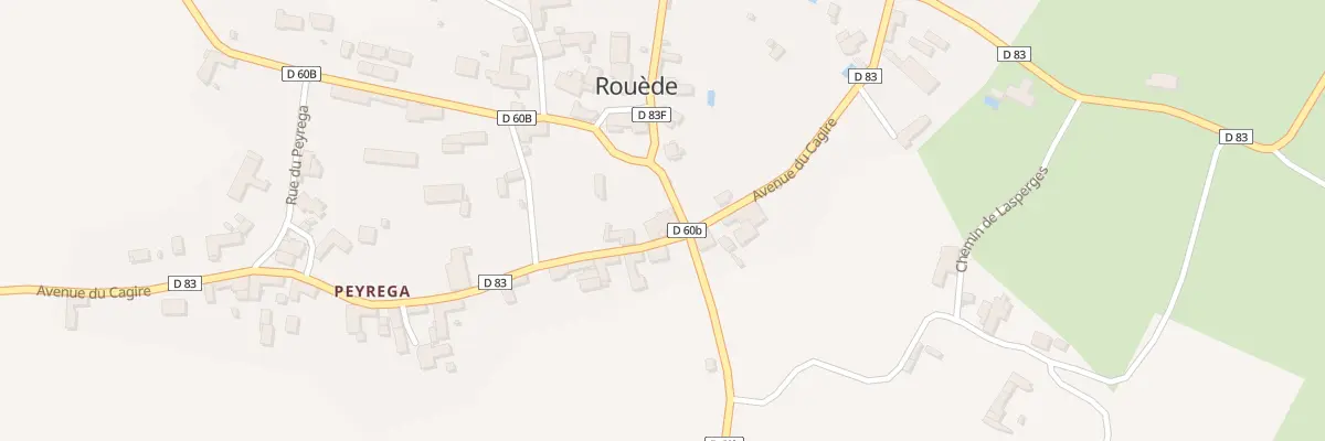 Plan du 280 Av du Cagire à Rouède