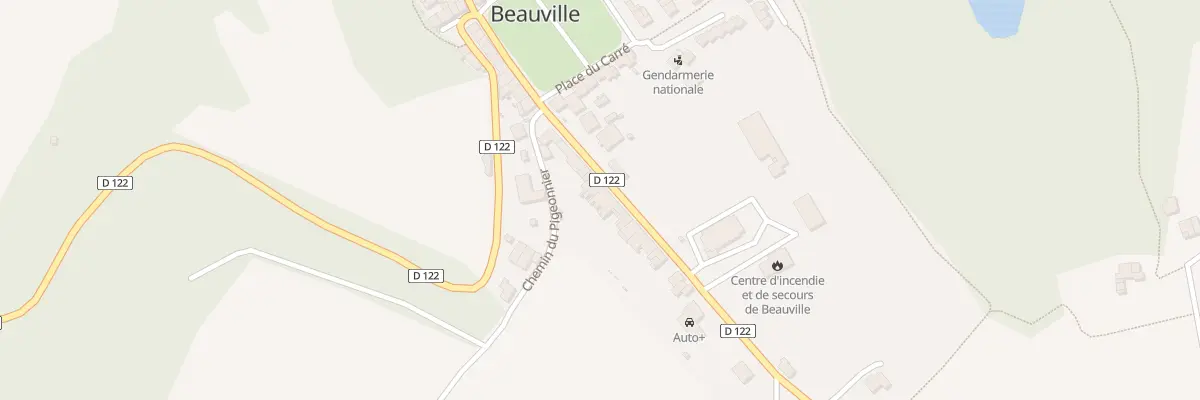Plan du 184 Av Saint-Roch à Beauville
