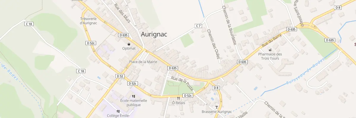 Plan du 21 Rue Saint-Michel à Aurignac