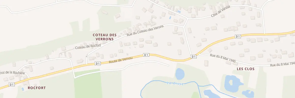 Plan du 140 Rte de Vernou à Noizay