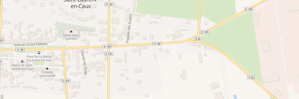 Plan du 8B Rue du Calvaire à Saint-Laurent-en-Caux