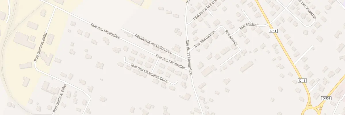 Plan du 2 Res Les Guitounes à Valence