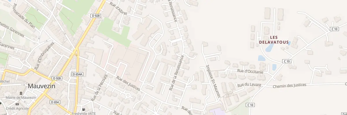 Plan du 24 Rue de la Renaissance à Mauvezin