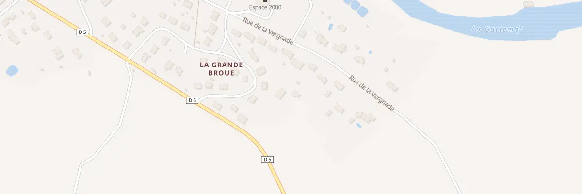 Plan du 20 Rue de la Vergnade à Saulgé