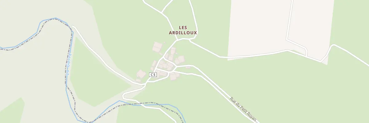 Plan du 7 Rue du Petit Royan à Chaillac-sur-Vienne