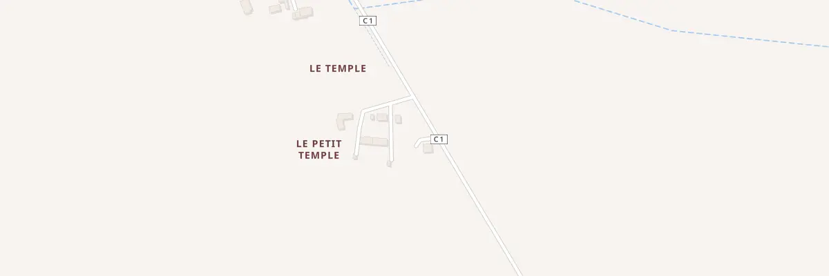 Plan du 1 Le Petit Temple à Dolus-le-Sec