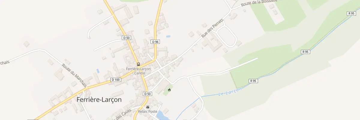 Plan du 9002 Rue des Perrets à Ferrière-Larçon