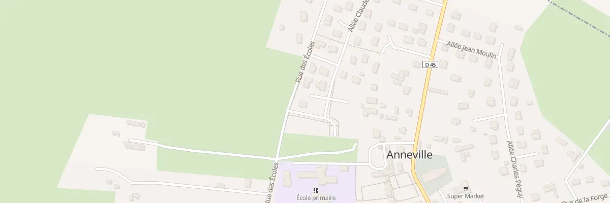Plan du 23A Rue des Ecoles à Anneville-Ambourville