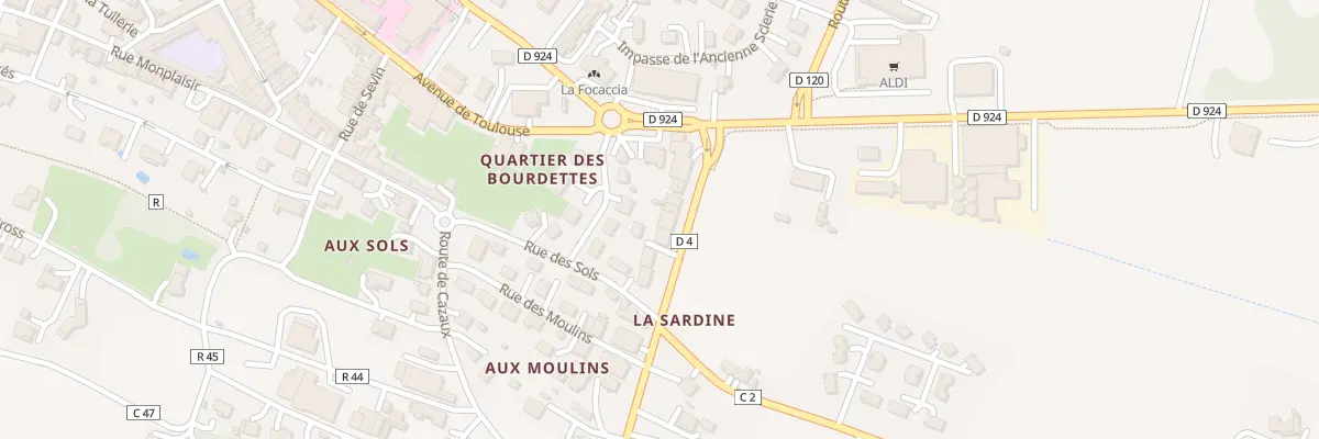 Plan du 5402 Rte de Samatan à Gimont