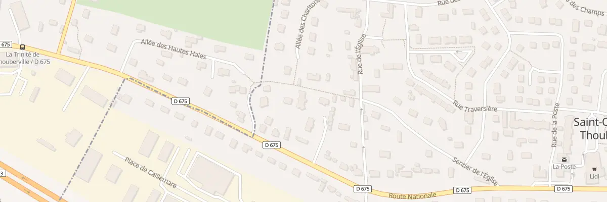 Plan du 142B Rte Nationale à Saint-Ouen-de-Thouberville