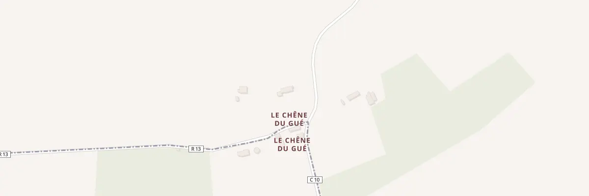 Plan du 2 Le Chene du Gue à Mouzay