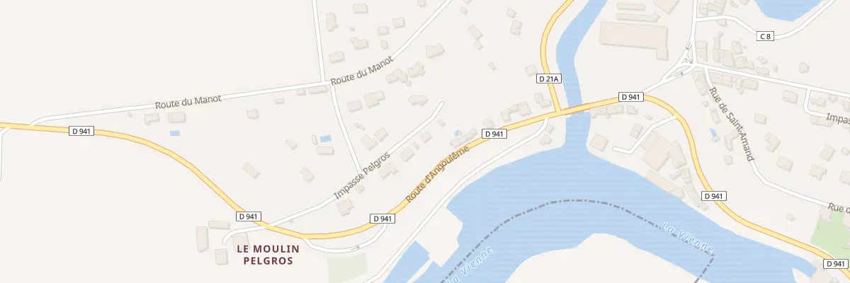 Plan du 6 Imp Pelgros à Saint-Junien