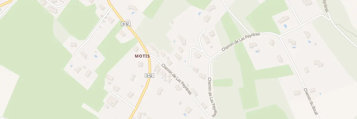 Plan du 7 Motis à Aurignac