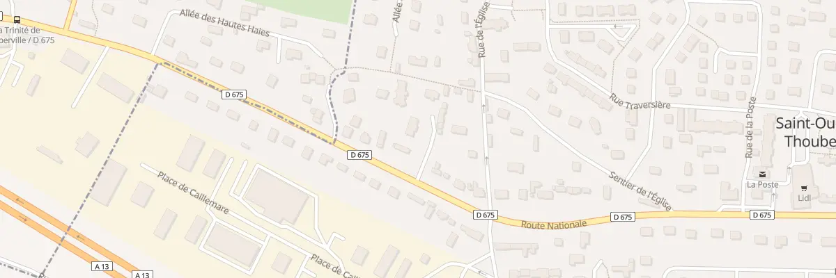 Plan du 142D Rte Nationale à Saint-Ouen-de-Thouberville