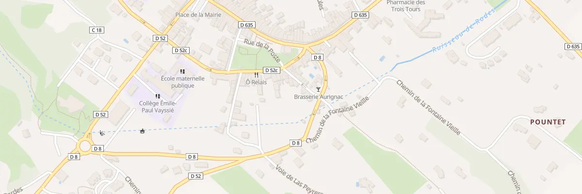 Plan du 22 Rue du Foirail à Aurignac