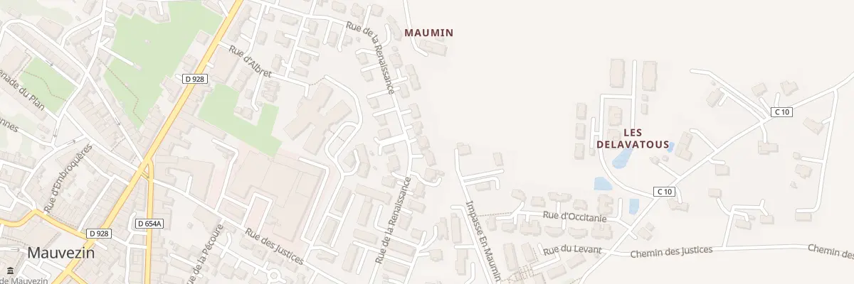Plan du 29 Rue de la Renaissance à Mauvezin