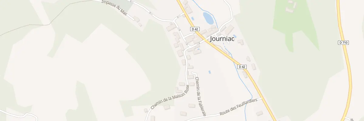 Plan du 112 Le Bourg à Journiac