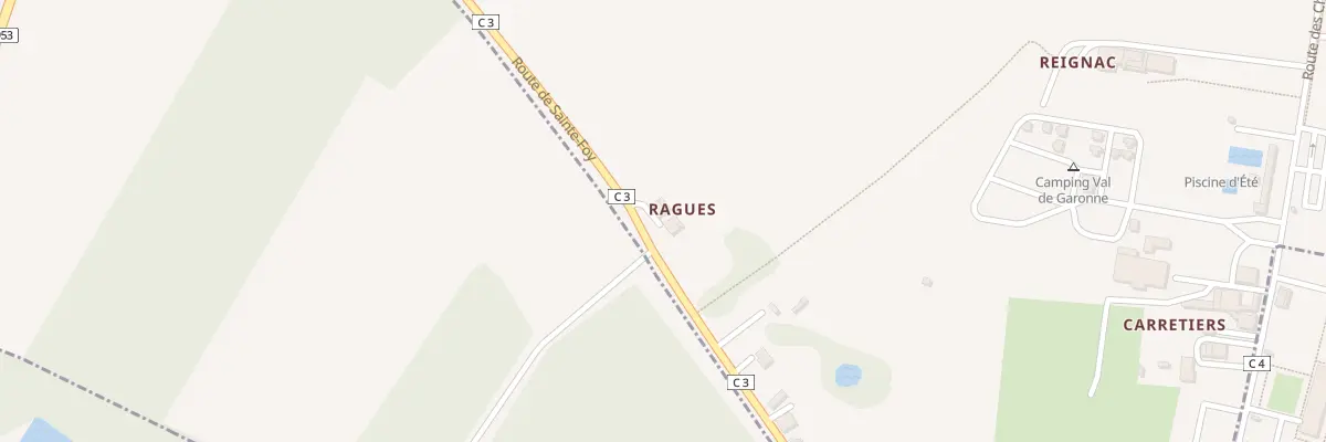 Plan du 6540 Ragues à Golfech