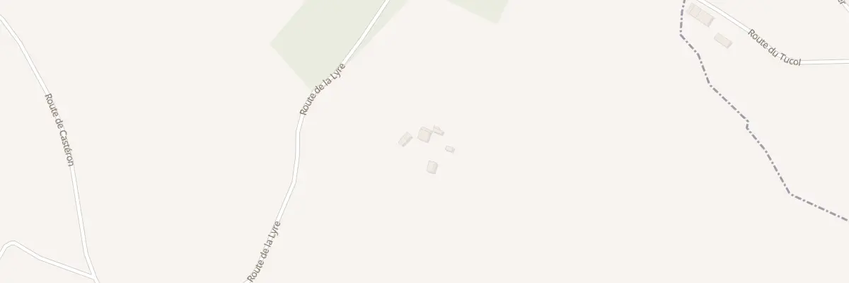Plan du 446 Rte de la Lyre à Pessoulens