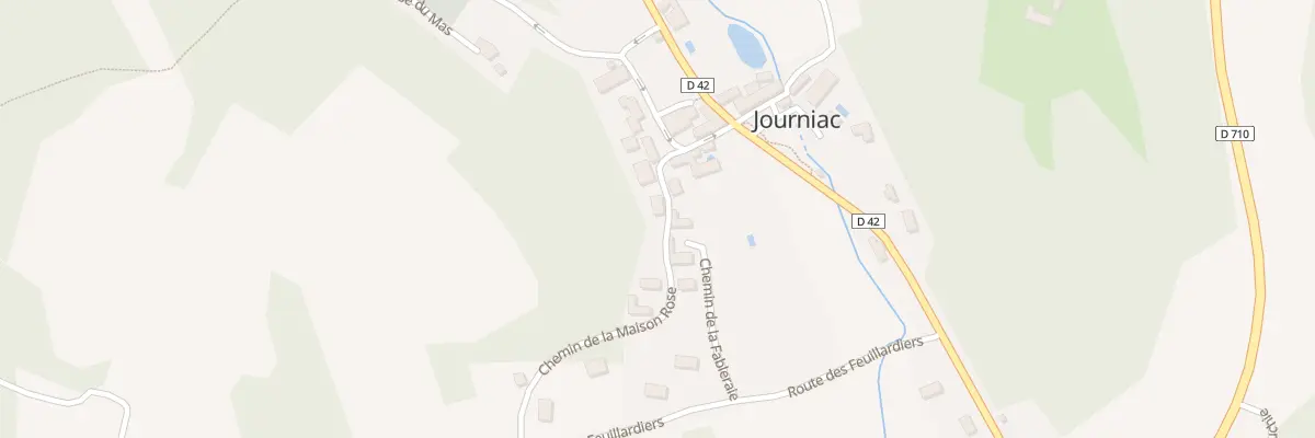 Plan du 111 Le Bourg à Journiac