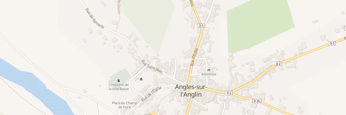 Plan du 20 Rue Saint Jean à Angles-sur-l’Anglin