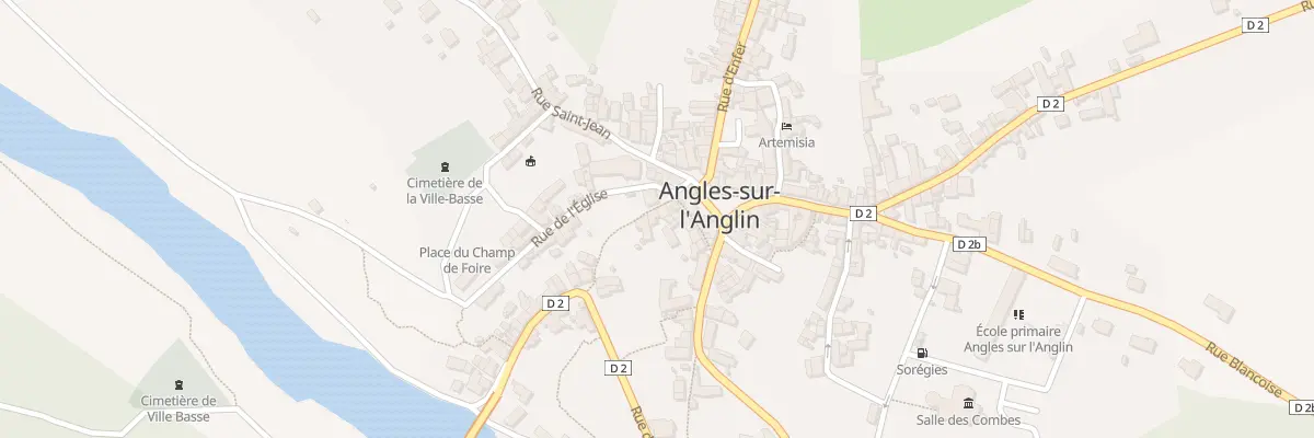 Plan du 5 Rue de la Cueille à Angles-sur-l’Anglin