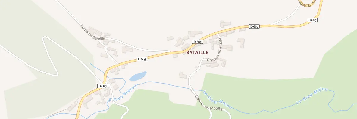 Plan du 581 Rte de Bataille à Chein-Dessus