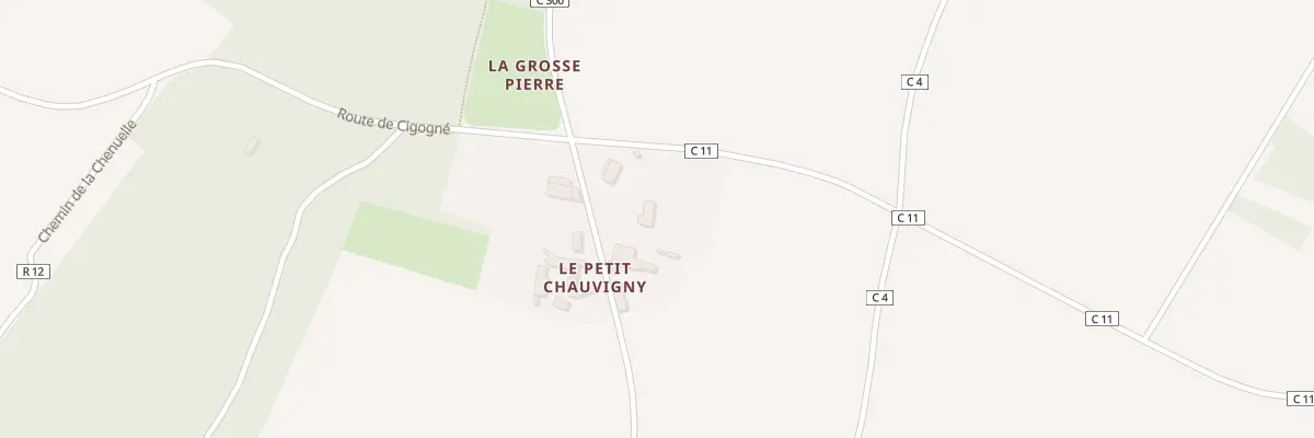 Plan du 5 Le Petit Chauvigny à Courçay