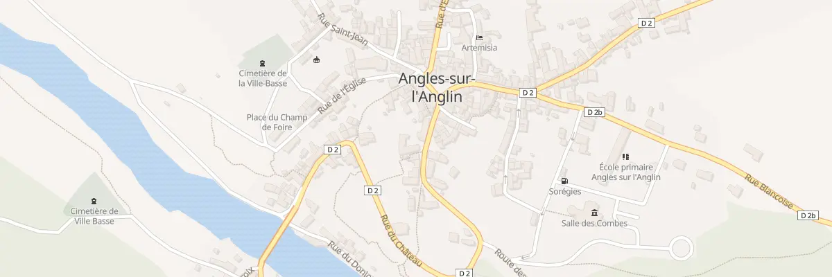 Plan du 10 Rue du Four Banal à Angles-sur-l’Anglin