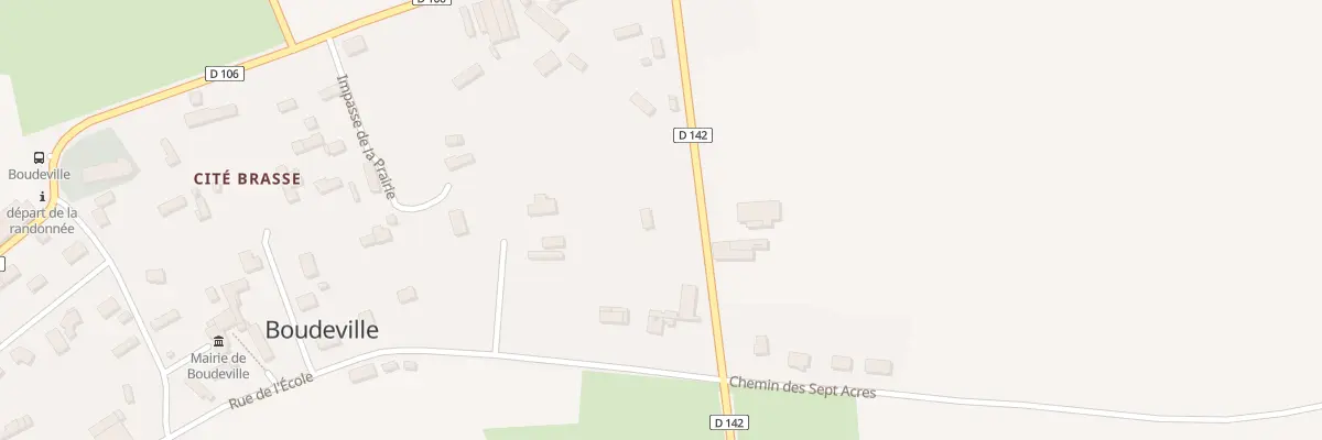 Plan du 54 Rte de Veules à Boudeville