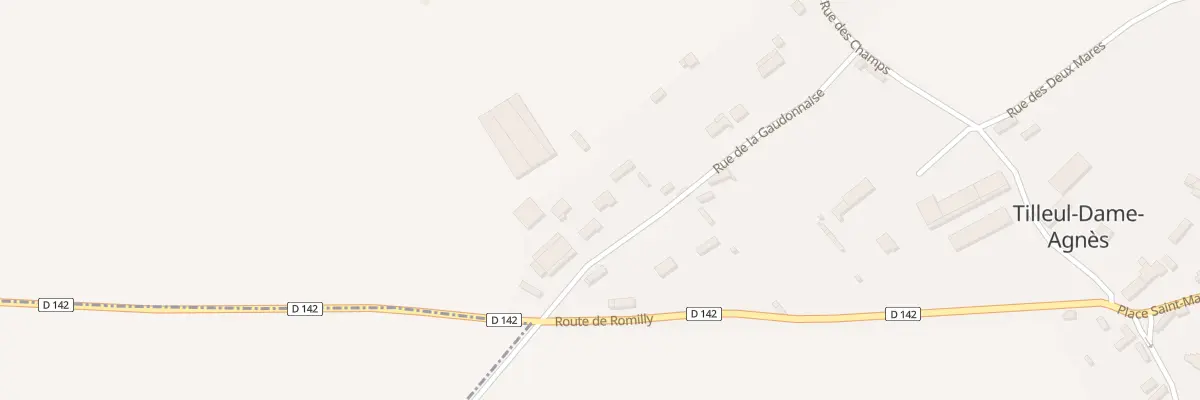 Plan du 10 Rue de la Gaudonnaise à Tilleul-Dame-Agnès