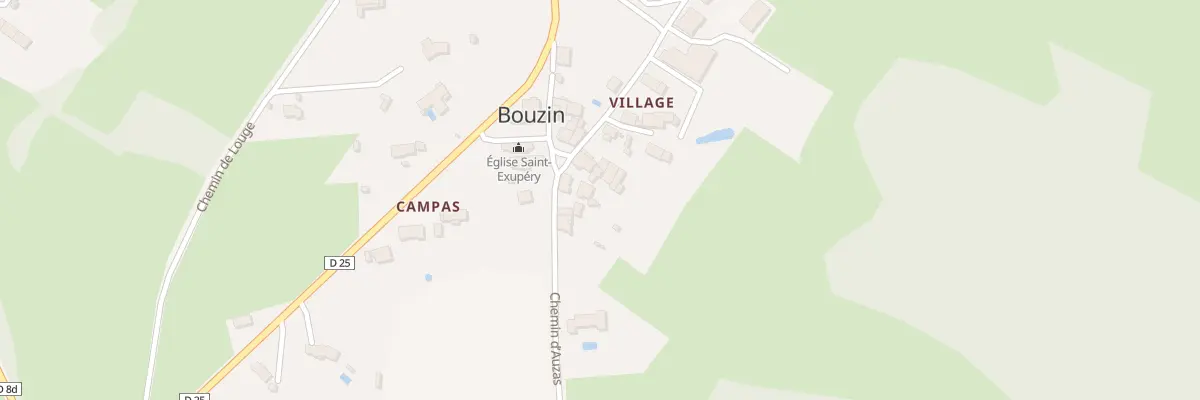 Plan du 7 Village à Bouzin