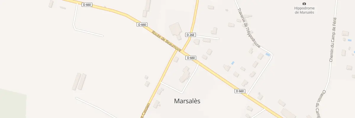 Plan du 40 Broumet à Marsalès