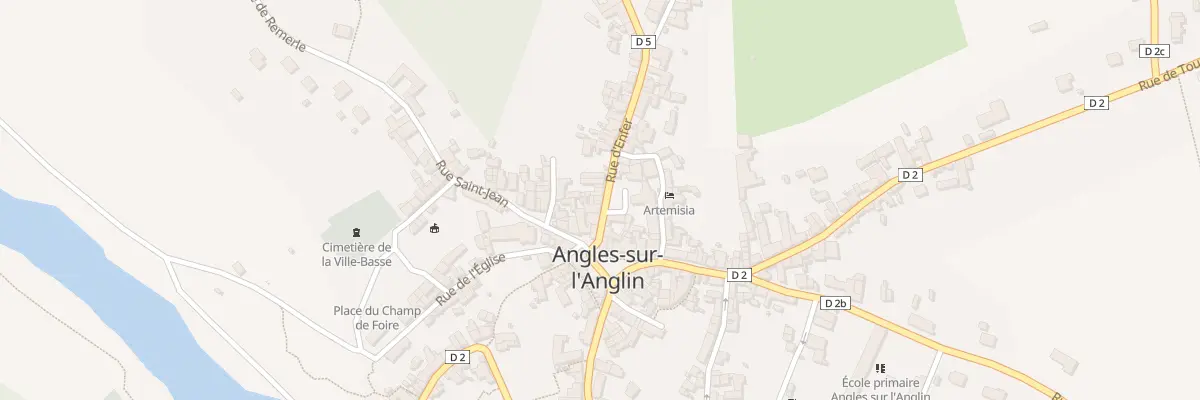 Plan du 5 Rue d’Enfer à Angles-sur-l’Anglin