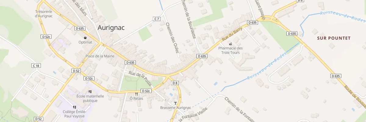Plan du 17 Rue du Barry à Aurignac