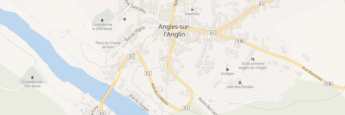 Plan du 11 Rue du Four Banal à Angles-sur-l’Anglin