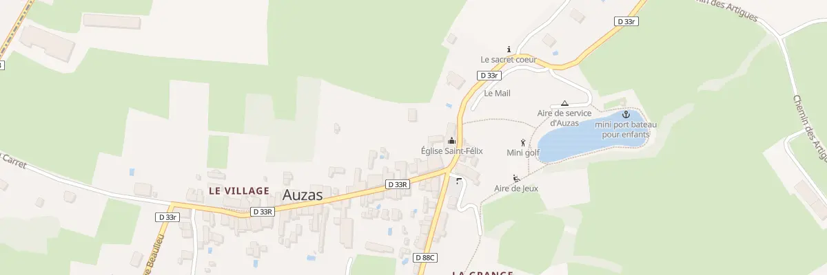 Plan du 4 Rue d’Auzas à Auzas