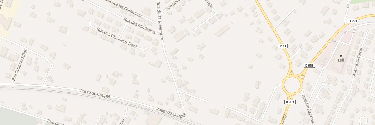 Plan du 170 Rue du 11 Novembre à Valence