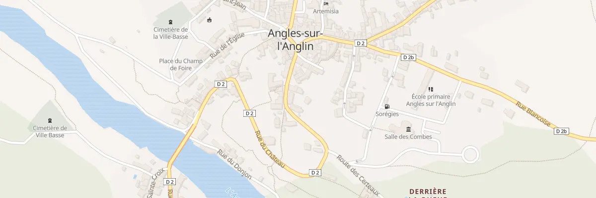 Plan du 17 Rue du Four Banal à Angles-sur-l’Anglin