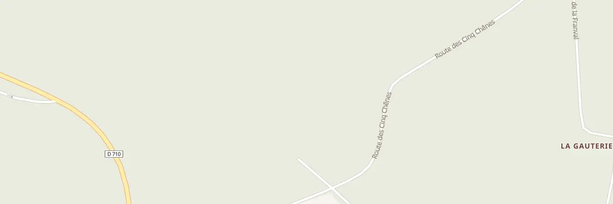 Plan du 1444 Rte des Cinq Chênes à Saint-Félix-de-Reillac-et-Mortemart