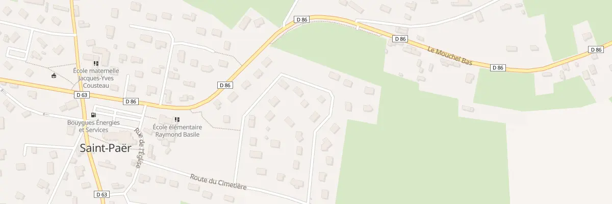 Plan du 244 La Maison Blanche à Saint-Paër