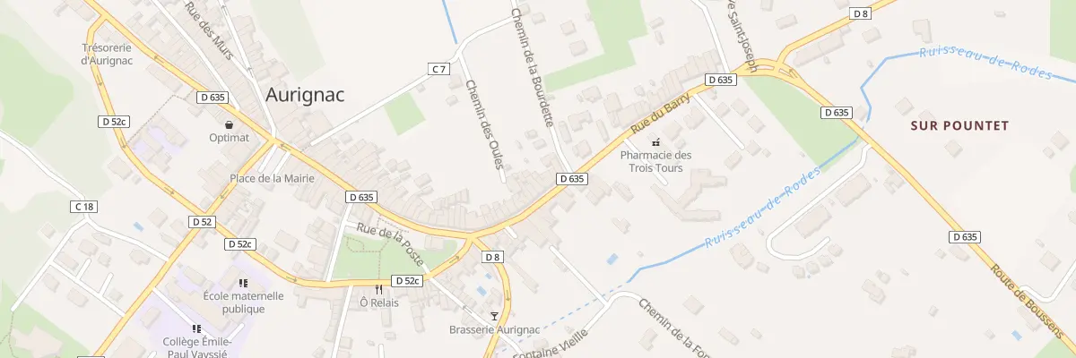 Plan du 27 Rue du Barry à Aurignac